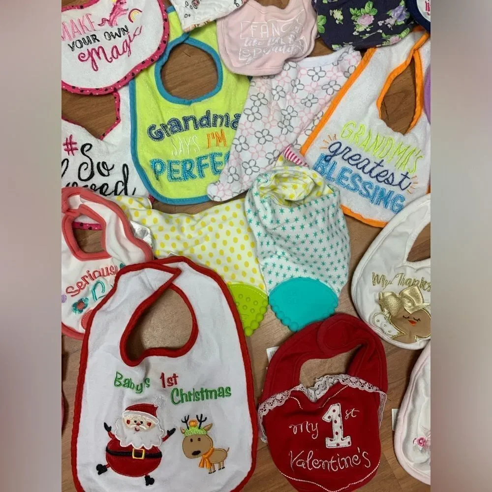 26 pre loved bibs